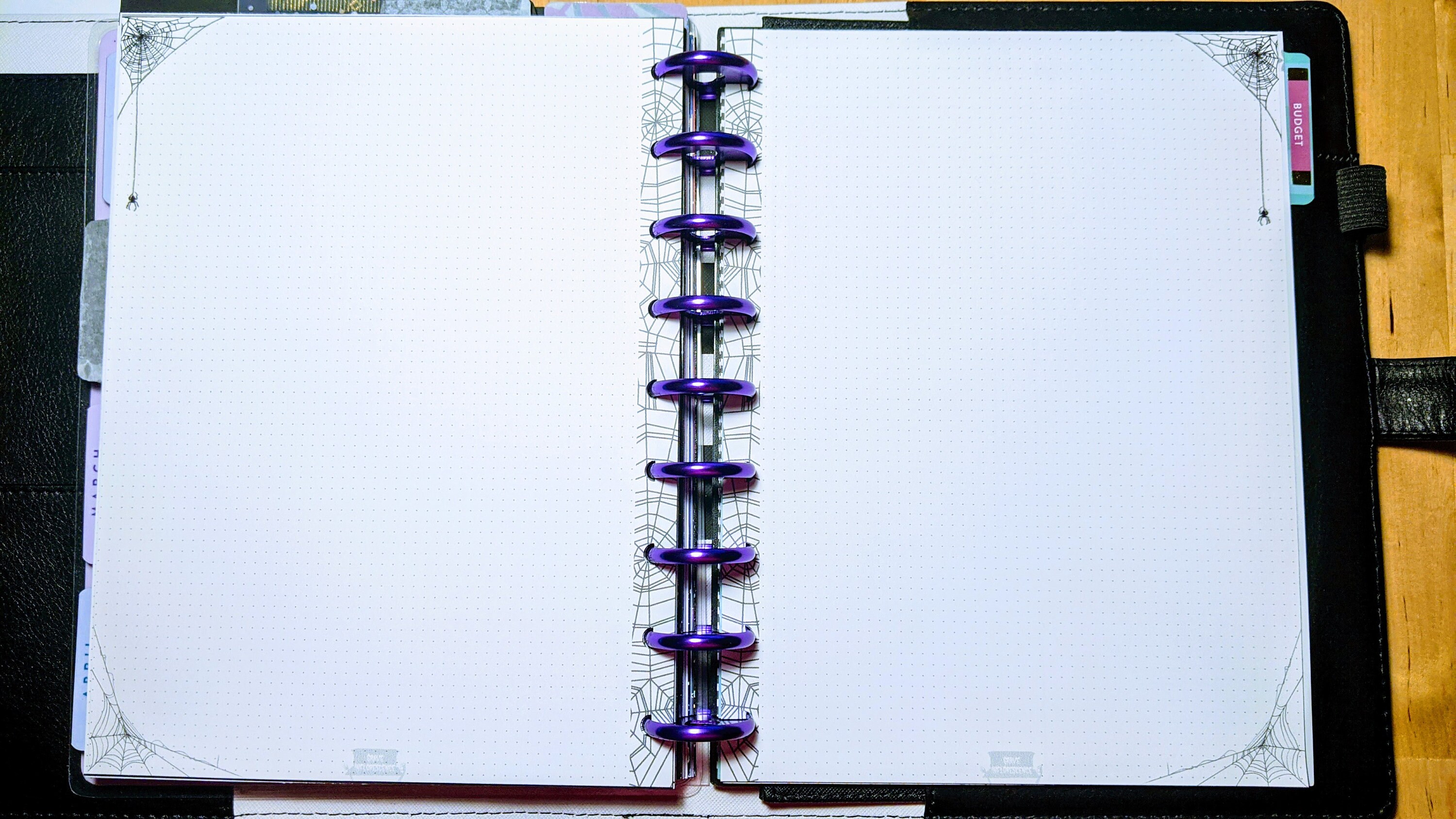 hp classic printable goth spiderweb dot grid note paper etsy