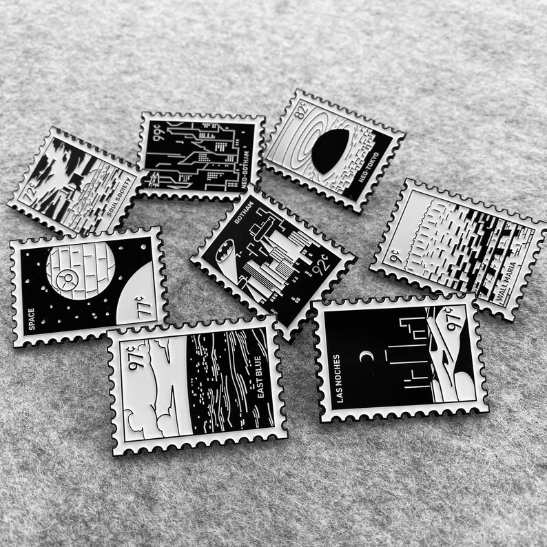 One Piece Stamp Enamel Pin