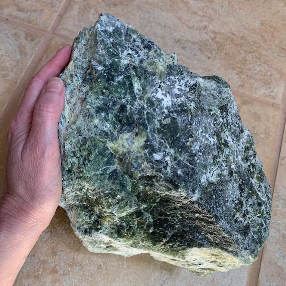 SERPENTINE With Magnetite 15 3lb Raw Mineral Rough Stone Etsy