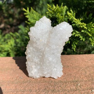 2.7&quot; CHALCEDONY Crystal Cluster - Raw Natural Mineral Specimen - Collectable Stone - Meditation Stone- Healing Crystal - 148g