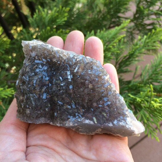 Natürliche rohe Fluorit Quarz Geode Kristall Cluster Heilung Probe Dekoration 