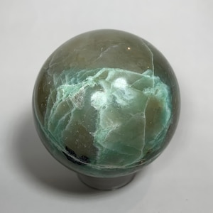 64mm GARNIERITE Sphere - Natural Crystal Ball - Meditation Stone - Display/Decor Crystal - Healing Stone - 353g