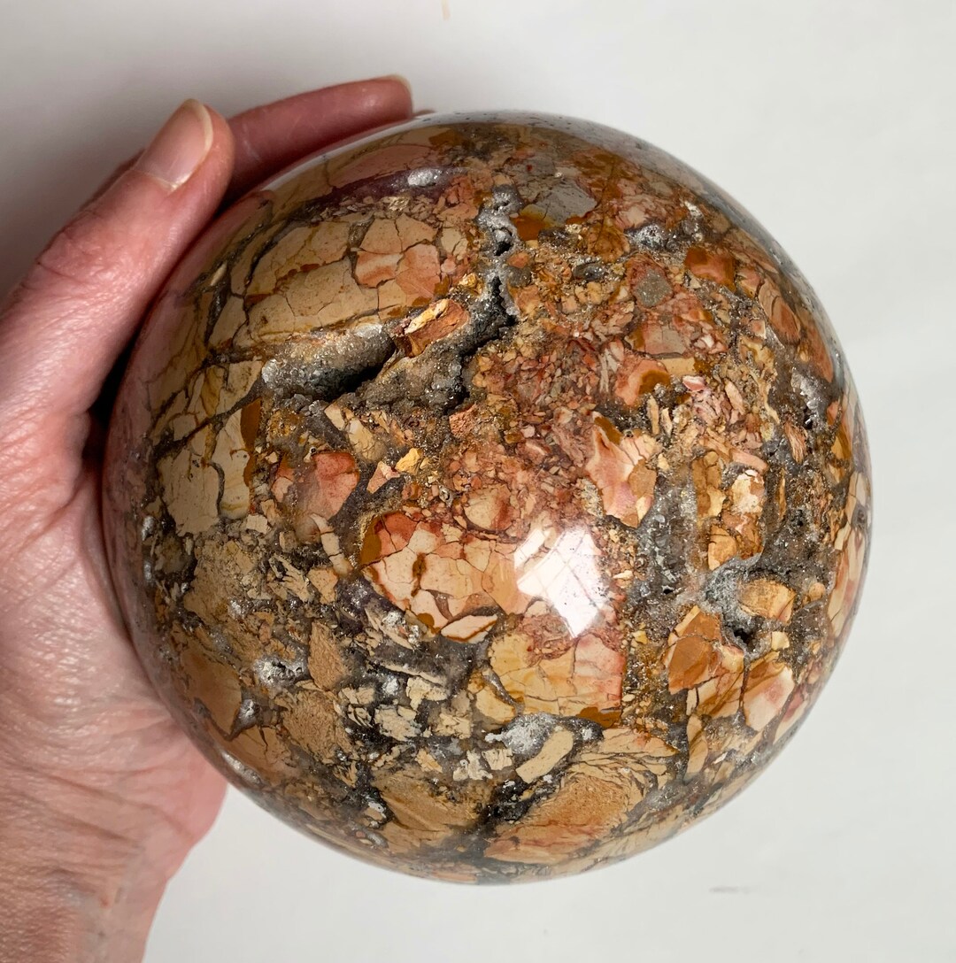 128mm IBIS JASPER SPHERE Natural Crystal Ball Polished Stone
