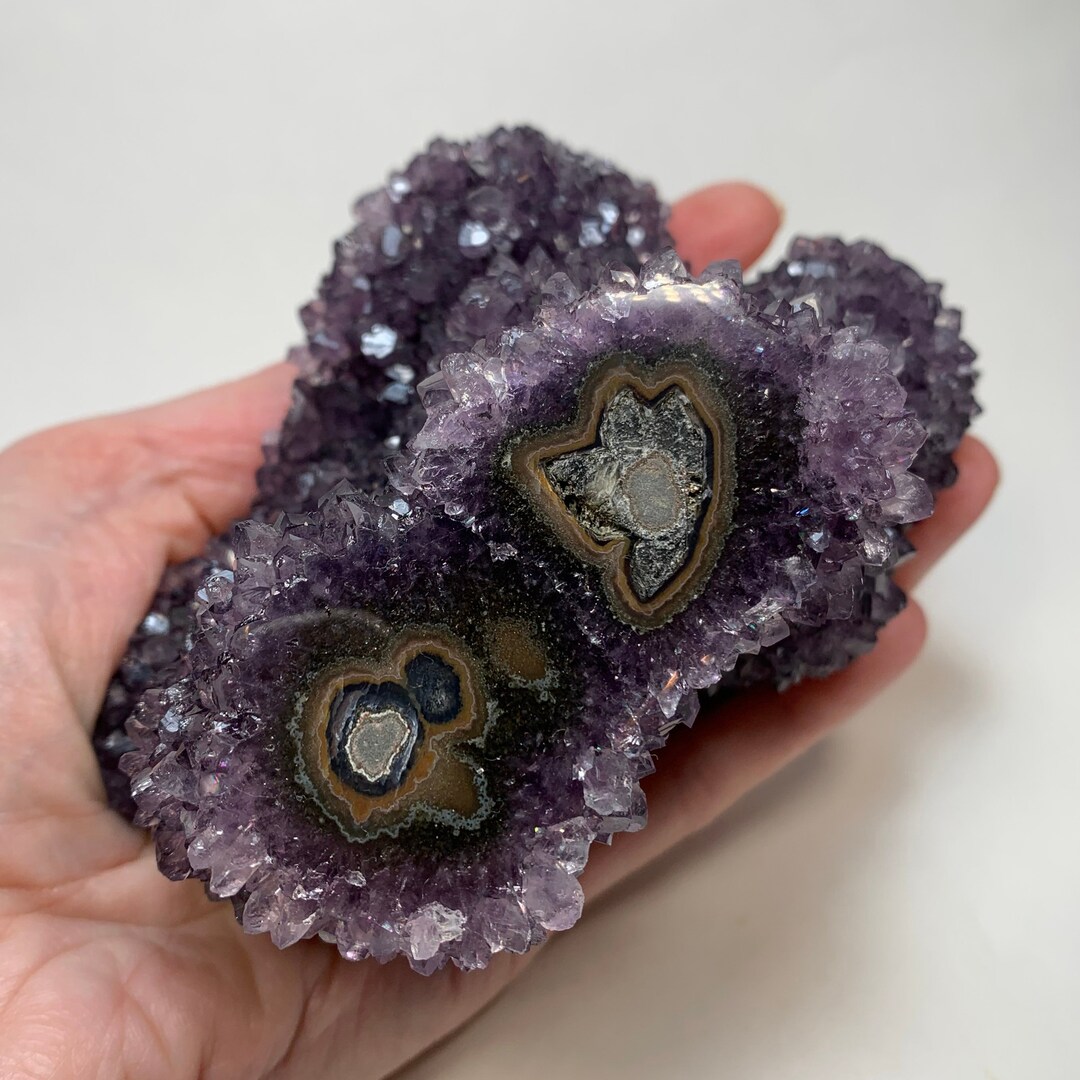 AMETHYST STALACTITE Eyes - Large Amethyst Crystal - Raw Amethyst