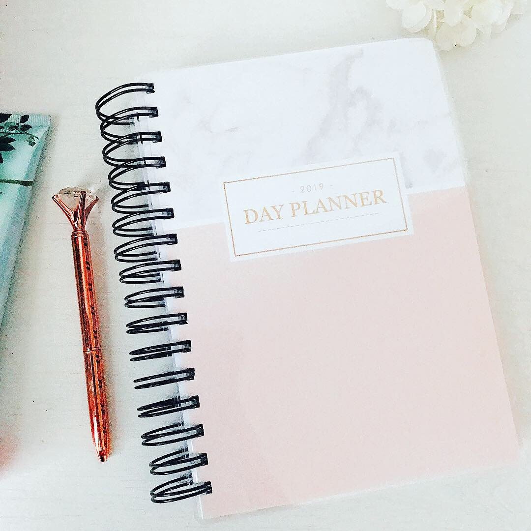 2019 Day Planner Notebook Daily planner spiral notebook Etsy