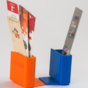 Bookend with Bookmark&Pen Holder, Book Shaped Nursery Accessory image 3