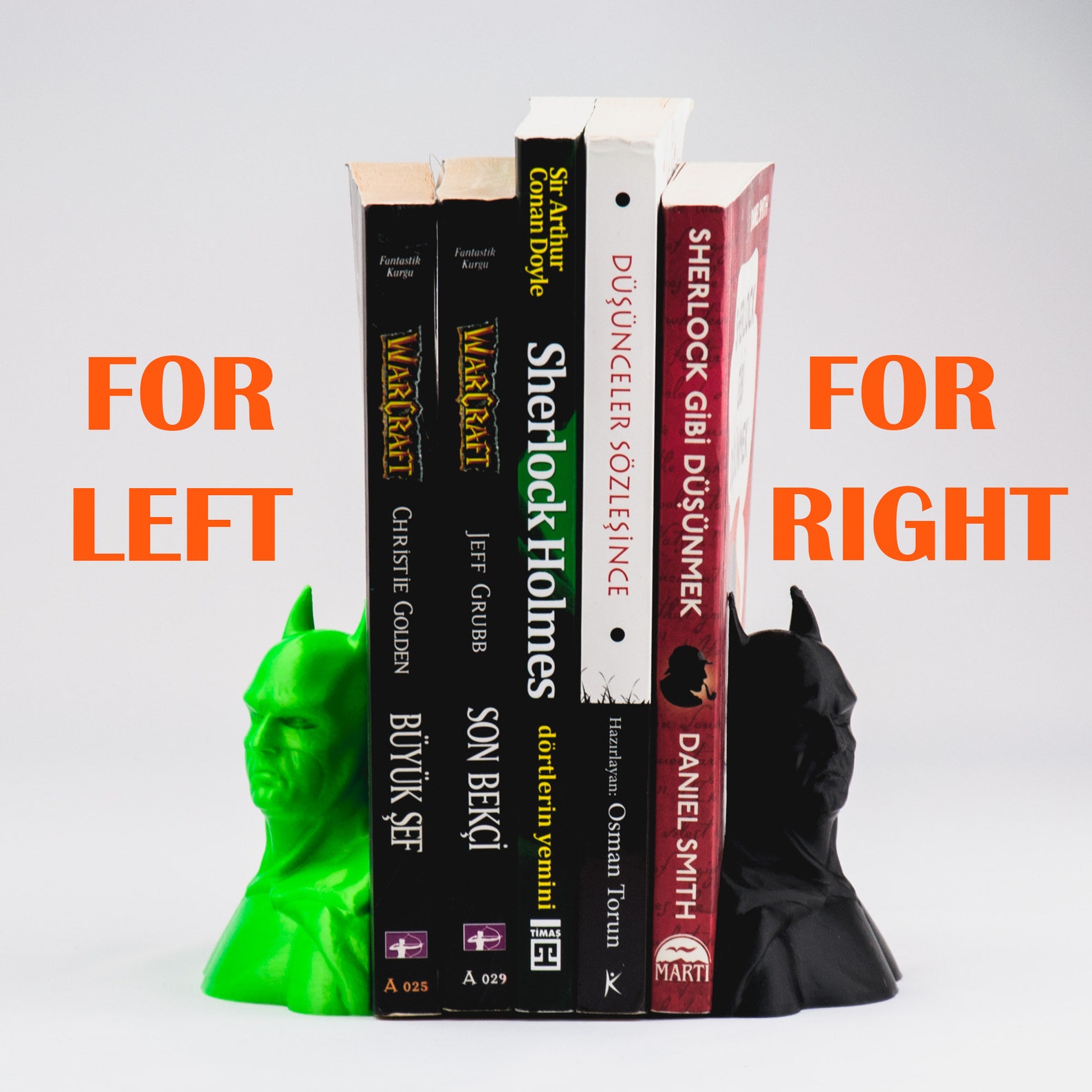 BATMAN Bookends Kids Room Decor 3D Print Reader&Book Lover Etsy