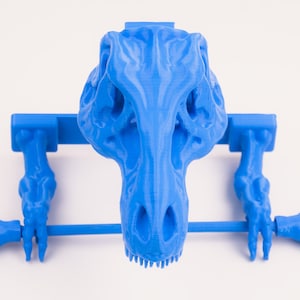 Porta carta igienica T-Rex - arte da bagno per bambini - porta carta velina da bagno t-rex - porta tp da bagno dinosauro - divertente arte da bagno