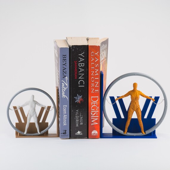 Westworld Bookends Book Lover Gift Ideas Sci Fi Etsy