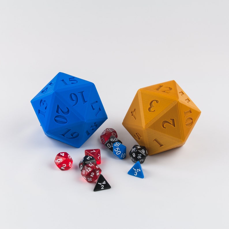 D20 Dice Holder with Lid 3D Printed Dungeons And Etsy