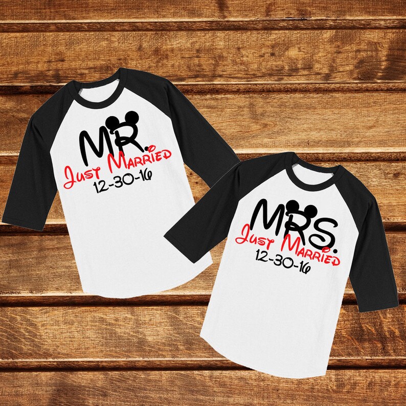 mr mrs disney shirts