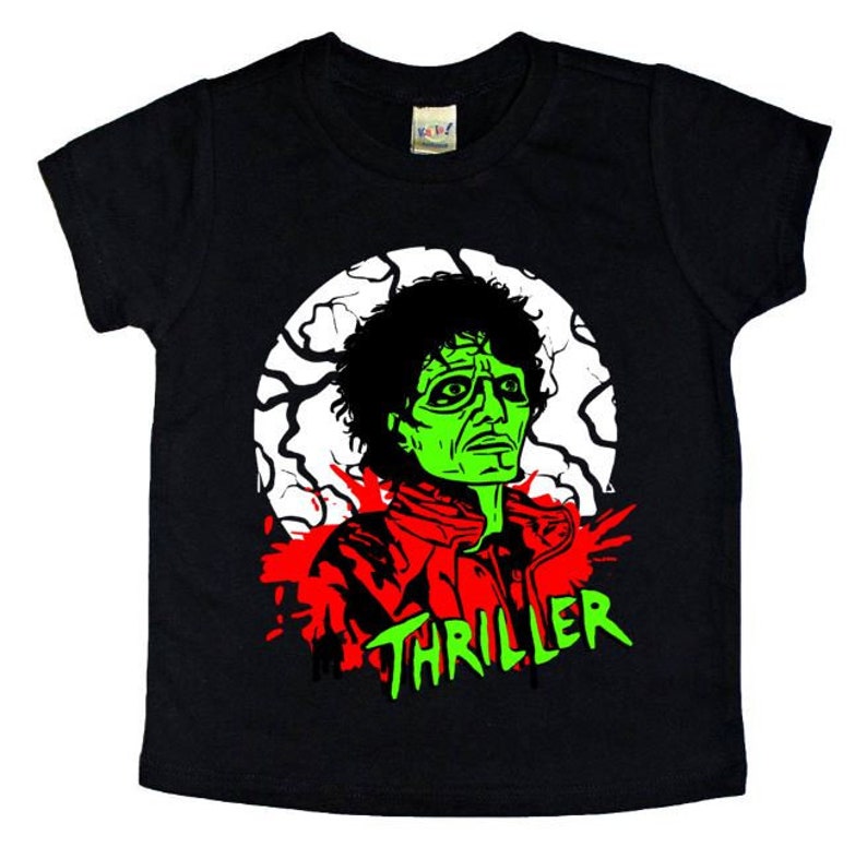 Michael Jackson Thriller Shirt Michael Jackson Kids Thriller Shirt, Kids Halloween Shirt,Kids Halloween Shirt, Michael Jackson Kids Spooky image 2