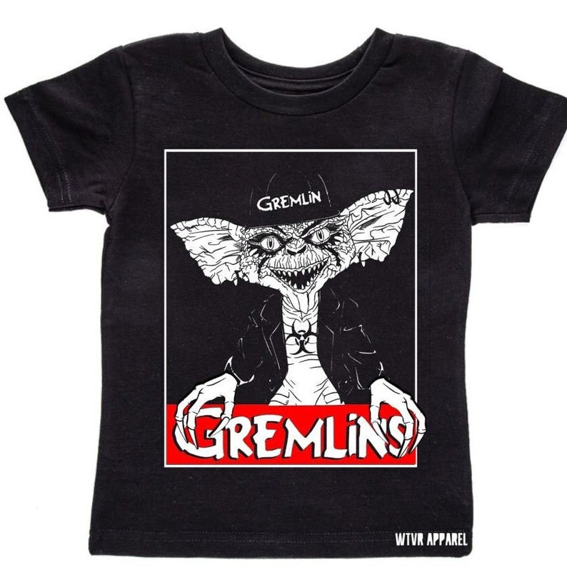 Gremlins Kids Shirt, Kids Halloween Shirt, Horror Shirts for Kids, Kids Halloween Shirt, Halloween Kids, Toddler Halloween Shirt, Gremlins image 1