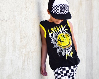 Blink 182 Shirt Kinder, Kinder Blink Shirt, Blink 182 Konzert Shirt, Blink 182 Bekleidung