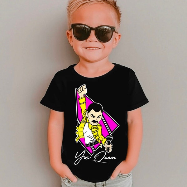 YAS QUEEN Freddy Mercury Shirt, Queen Shirt, Queen Kids Shirt, Queens Toddler Shirt, Queen Adult shirt, Freddy Mercury Kids Shirt