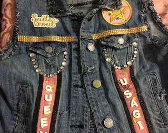 Custom Made Punk Sailor Senshi Vest