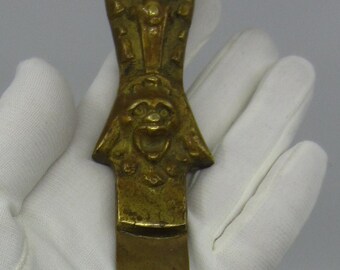 Encrier Avec Coupe Papier ( Aigle), En Bronze époque Fin 19ème