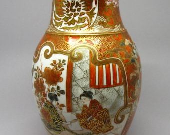 ジョアンアイザック　Japanese vase Rare Antique Nippon Era (c1905) Japanese I. E & C Co