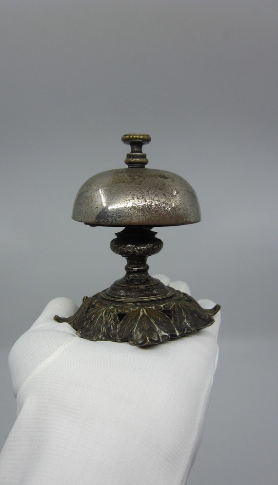 Antique hotel desk bell discount
