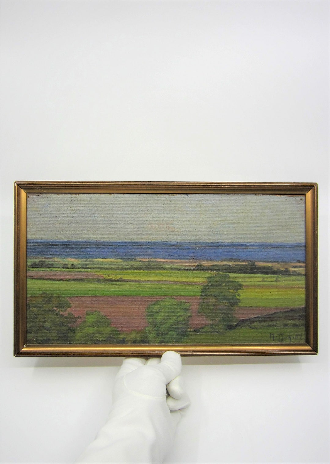 Antique Oil Painting by Margaret Thorne Tjader That Belonged to Her Daughter Marguerite Tjader