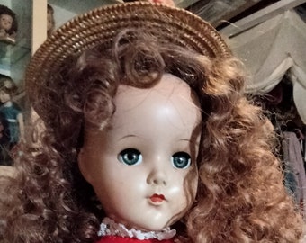 Arrange Nanette with replaced (very!) curly )wig