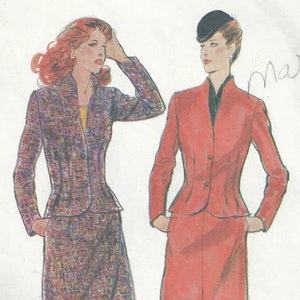 Butterick 6859 - Women&#39;s Blazer Jacket Suit Set Size 8