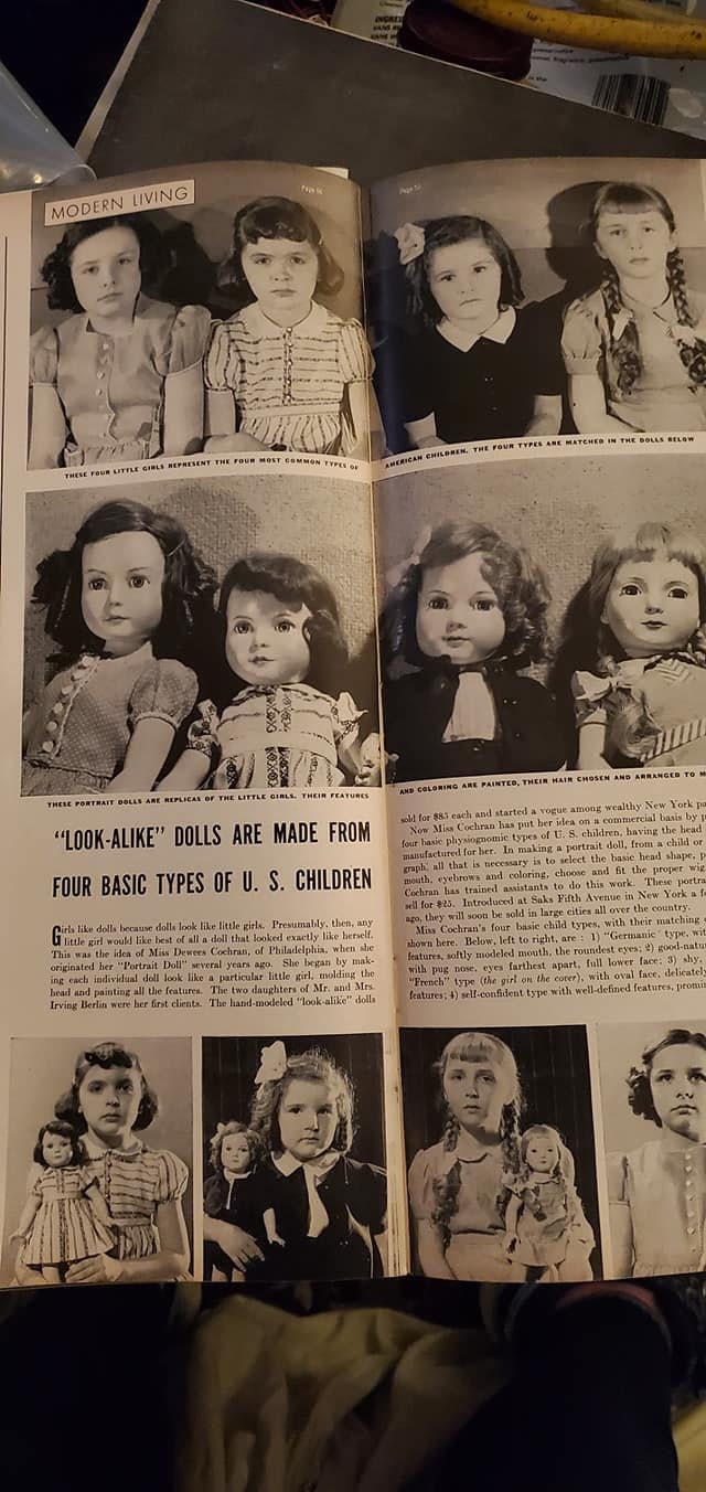 Reproduction American Child Stamp Doll, by Dewees Cochran for