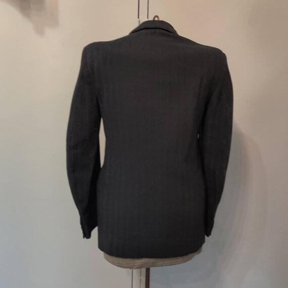 Blue Wool Blazer Suit Jacket - image 2