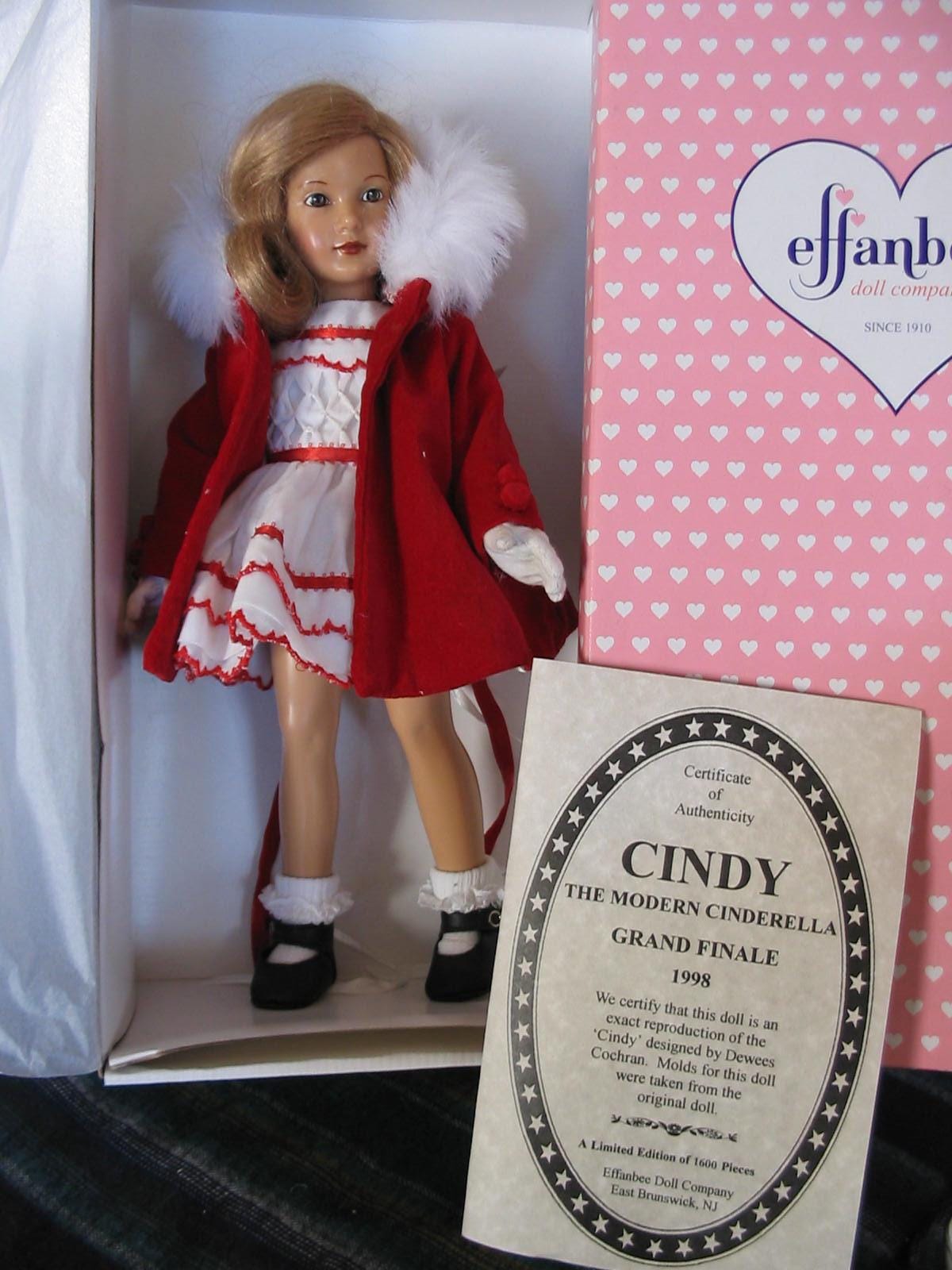 DEWEES COCHRAN人形。エファンビー社。 Cindy, A Modern Cinderella Grand Finale, Sculpted by Dewees
