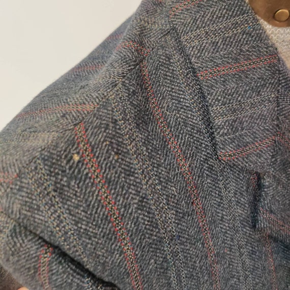 Blue Wool Blazer Suit Jacket - image 6