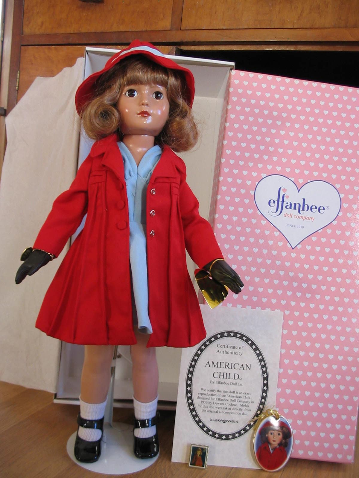 Reproduction American Child Stamp Doll, by Dewees Cochran for Reproduction American Child Stamp Doll, by Dewees Cochran for