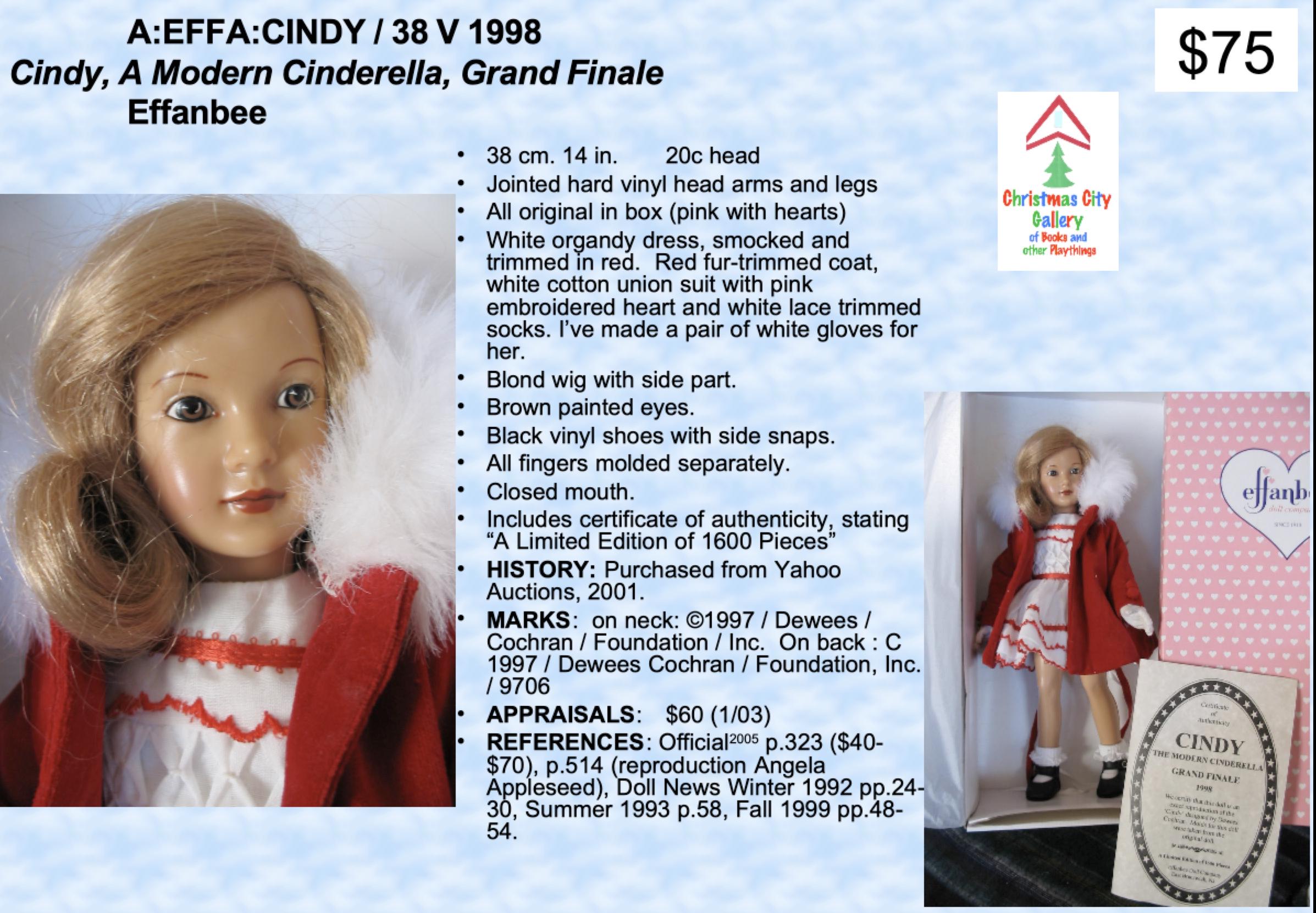 Cindy, A Modern Cinderella Grand Finale, Sculpted by Dewees