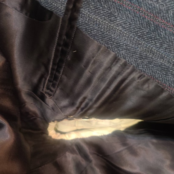 Blue Wool Blazer Suit Jacket - image 7