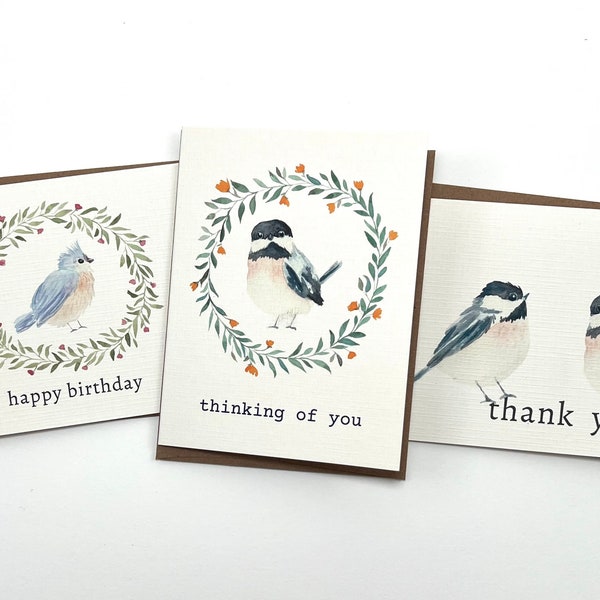 Bird Thank You - Etsy