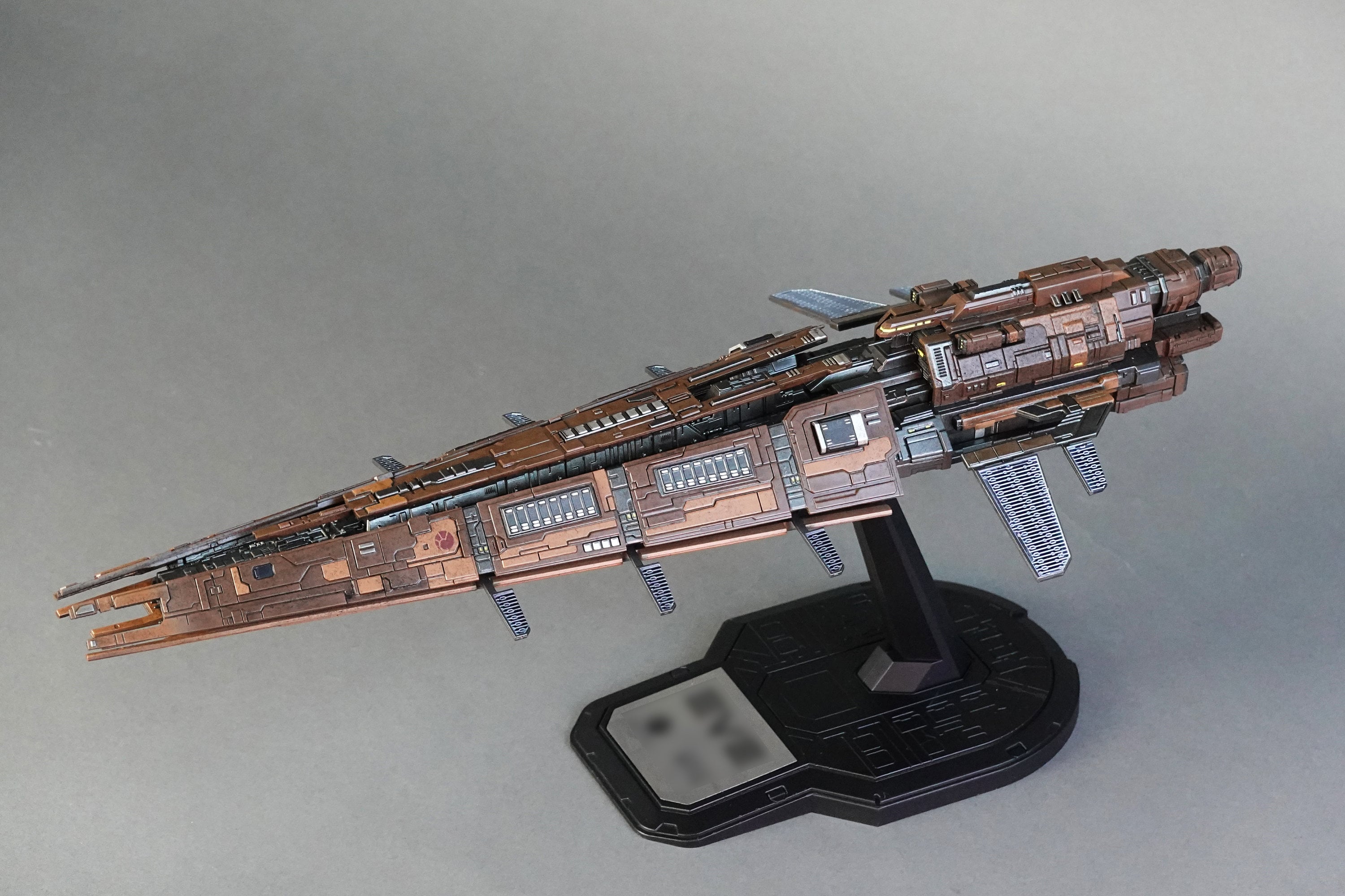 Modelo de Navio Oficial EVE Online - Minmatar Battlecruisers - Hurricane - SKIN Original