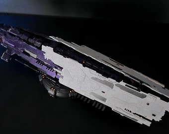 EVE Online Ship Model - Minmatar Supercarrier - Hel - Snowline Bladeracer SKIN