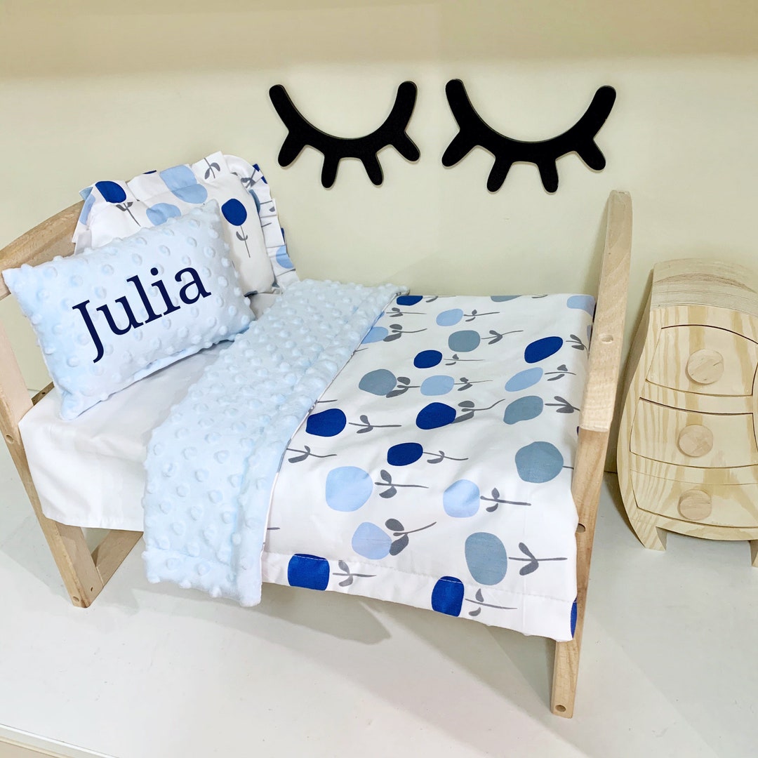 Doll Bed Bedding, Doll Bed Quilt, Doll Moses Basket Bedding, Doll Carry