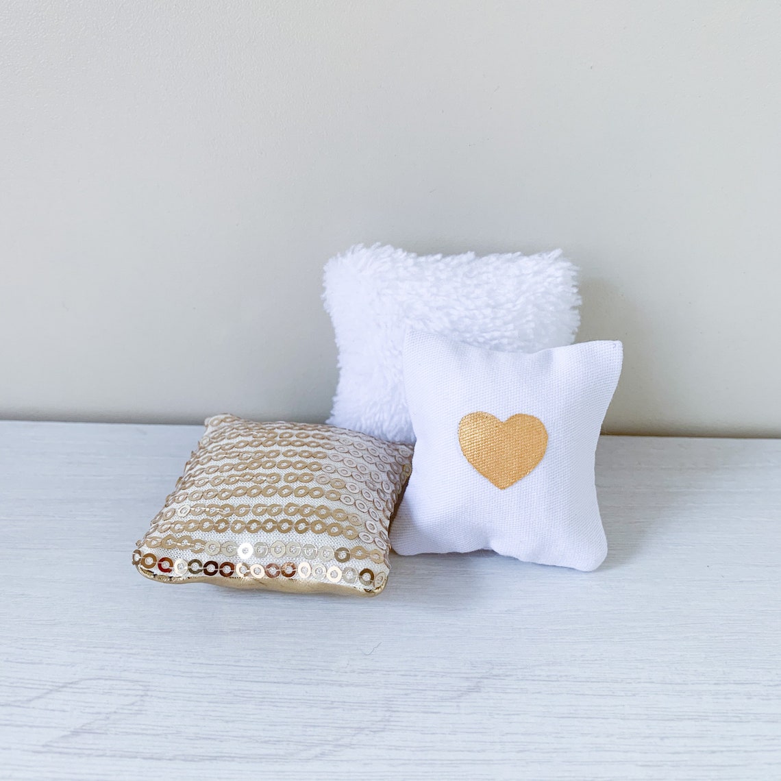 Almohada diminuta almohadas de mini lanzamiento de oro cojín | Etsy