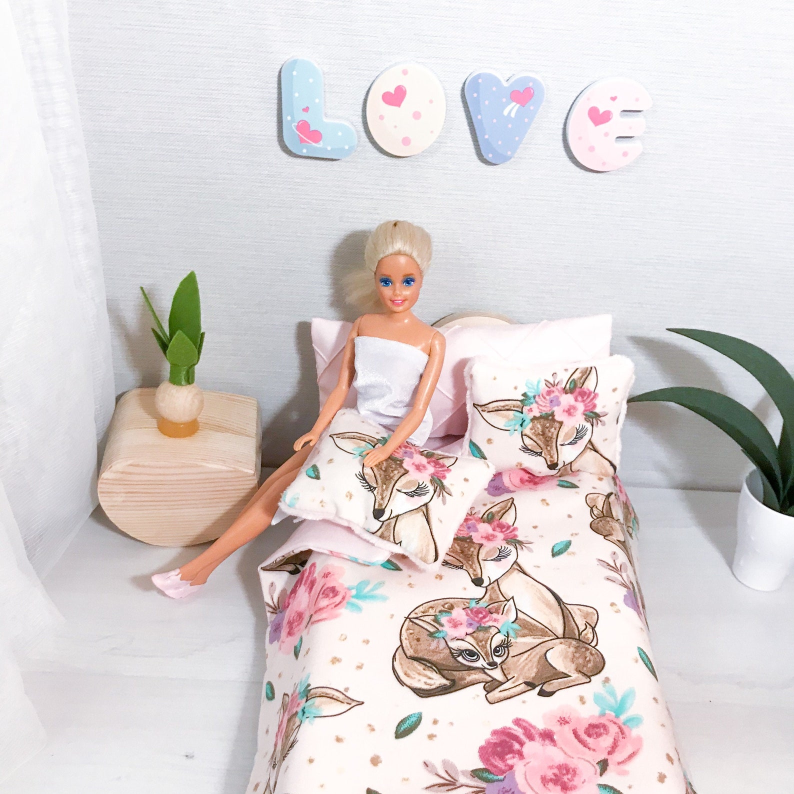 Pink barbie bedding barbie blanket barbie accessories 12 Etsy