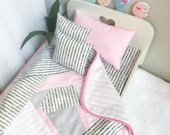 Doll bedding, 18 inch doll, American doll bedding