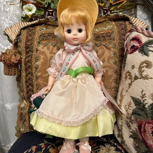 Vintage Madame Alexander &quot;Mary Mary&quot; 1965 Shoes And Dress Original