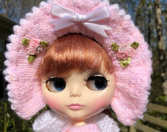 Blythe doll sweet bonnet pink