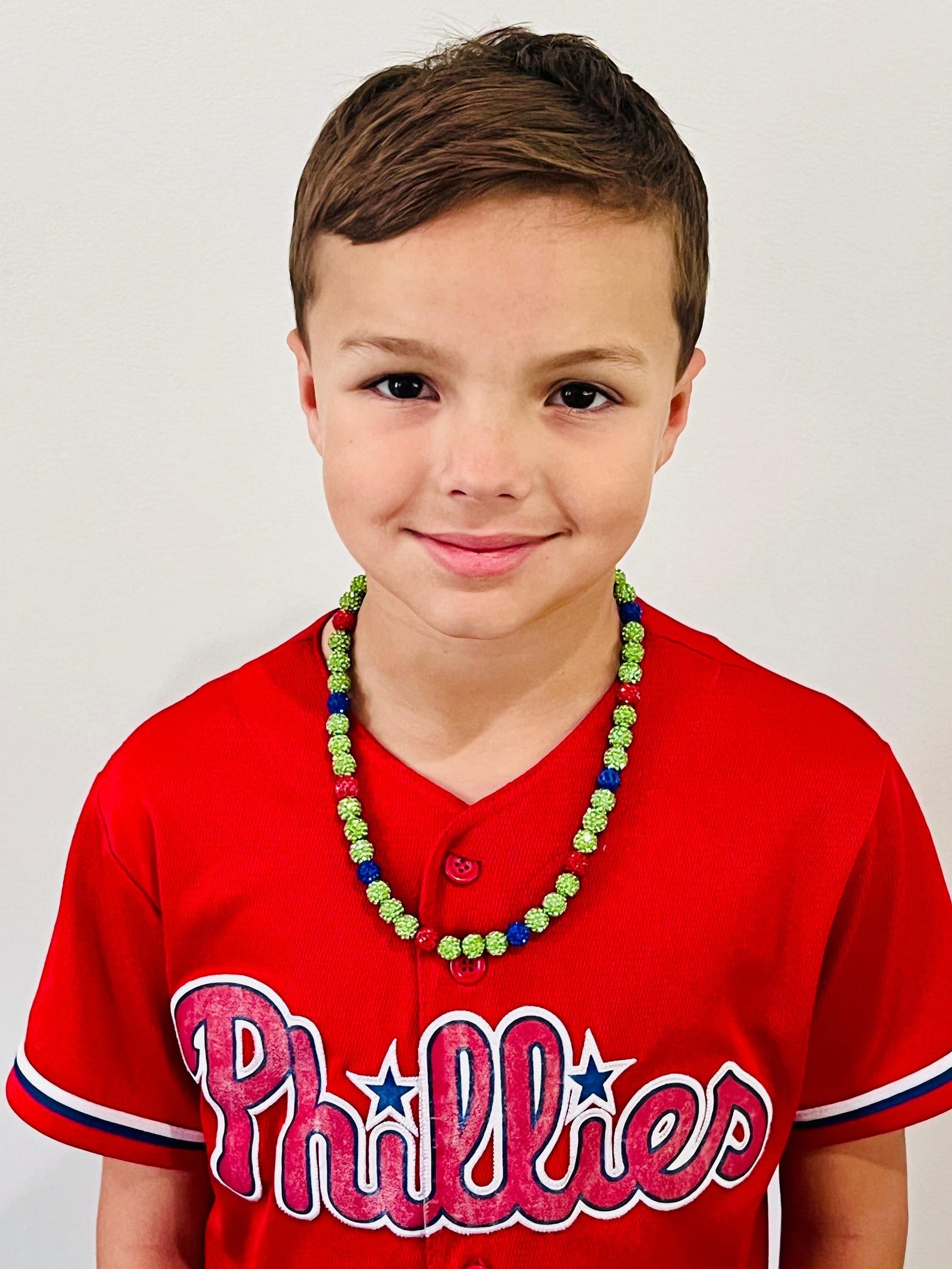 Baseball Rhinestone Necklace: Red, White & Blue Bling - Etsy