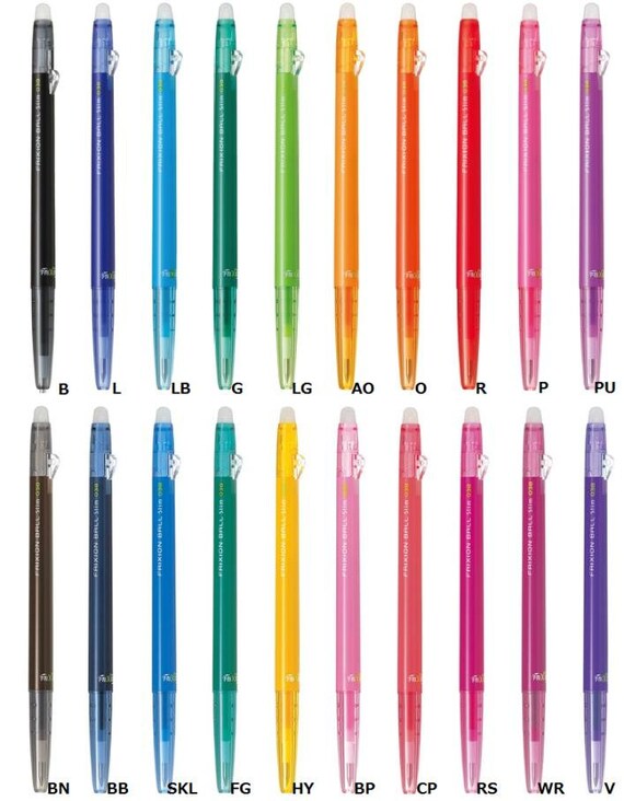 5 Refills for Pilot FriXion Slim 0.38mm Retractable Erasable Rollerball Pen LB 5 Refills for Pilot FriXion Slim 0.38mm Retractable Erasable Rollerball Pen LB