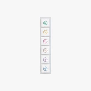 Kodomo No Kao Pochitto6 Push-Button Stamp How Are You Feeling Today 1850-003