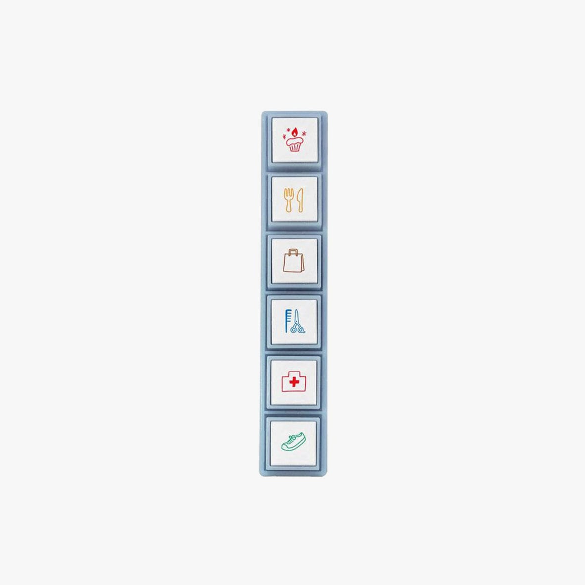 Kodomo No Kao Pochitto Pick Push-Button Stamp Schedule 1802-003