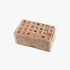 Kodomo No Kao Petit Moji Stamp Set Large Stationery Icons 1234-019