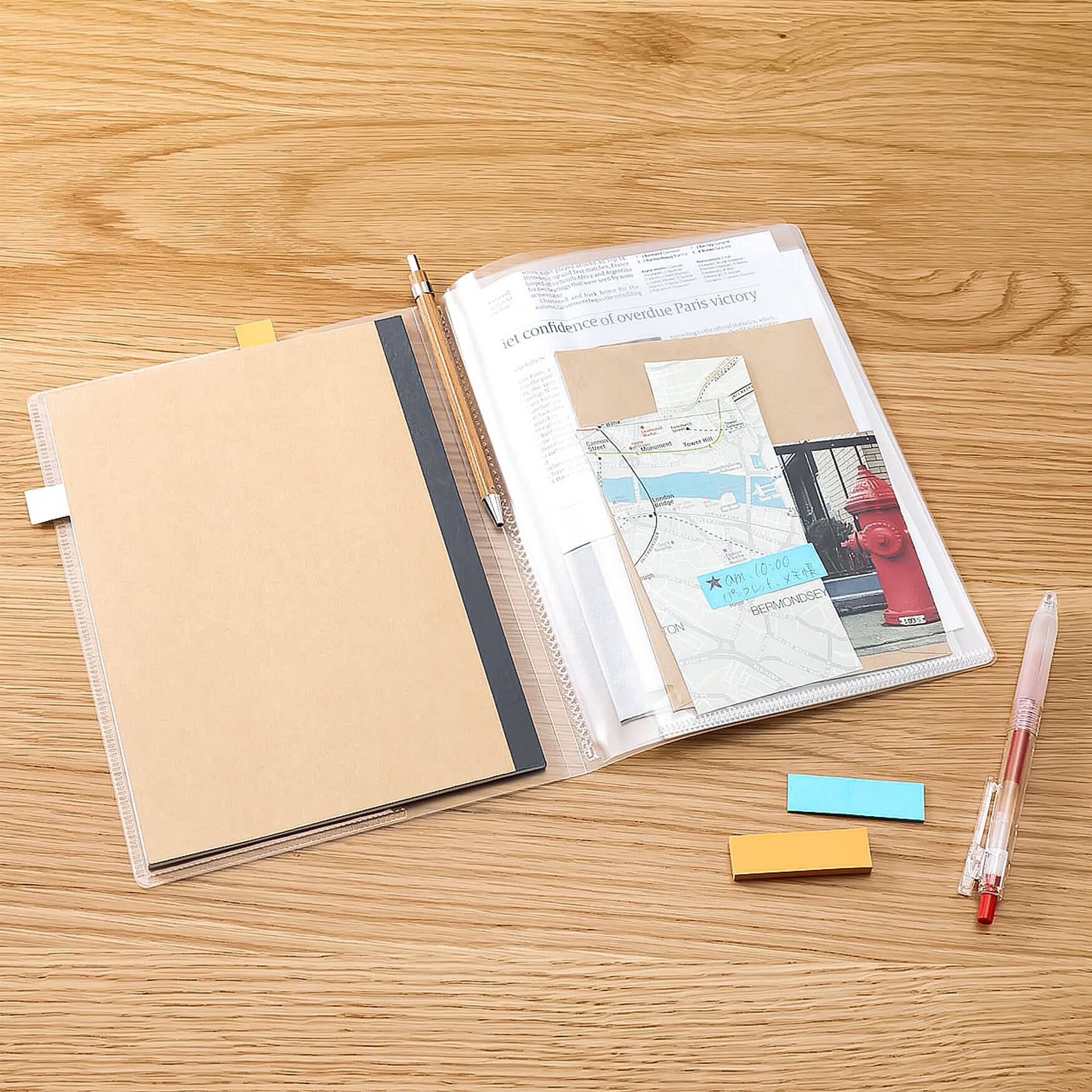 Muji Notebook Cover Spineless Etsy