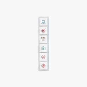 Kodomo No Kao Pochitto6 Push-Button Stamp Useful For Work 1850-004