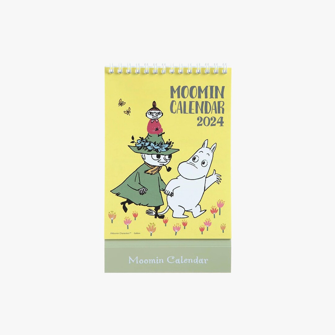 Gakken Staful Desk Calendar 2024 Moomin Illustrations Etsy